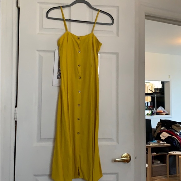 & other stories yellow dress